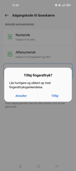 Vælg din foretrukne mulighed