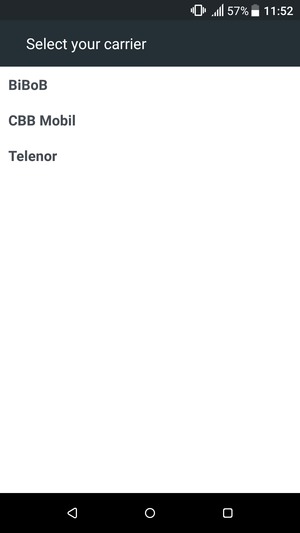 If you see a list of operators, select Public