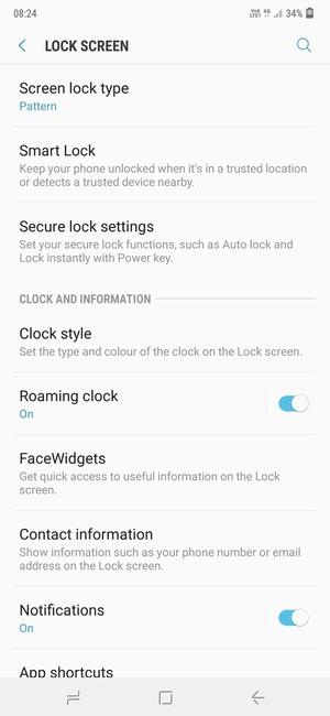 Your phone is now secure with a screen lock