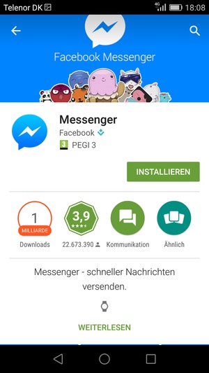 Wählen Sie INSTALLIEREN