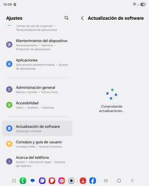 Espere a que la búsqueda termine