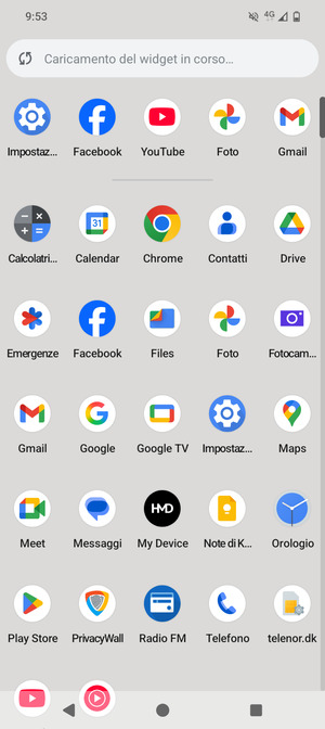 Seleziona Impostazioni