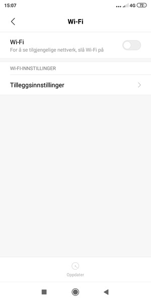 Slå på Wi-Fi