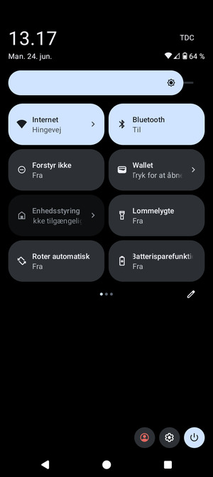 Vælg Internet
