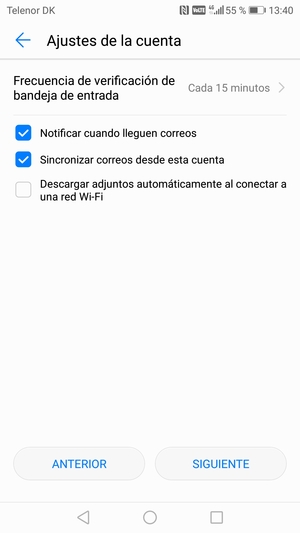 Seleccione SIGUIENTE