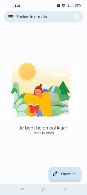 Uw Gmail is klaar voor gebruik