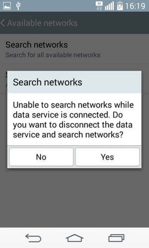 Select Yes
