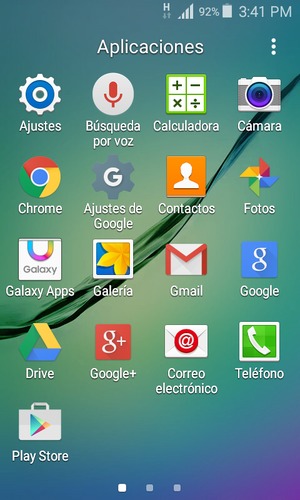 Seleccione Ajustes