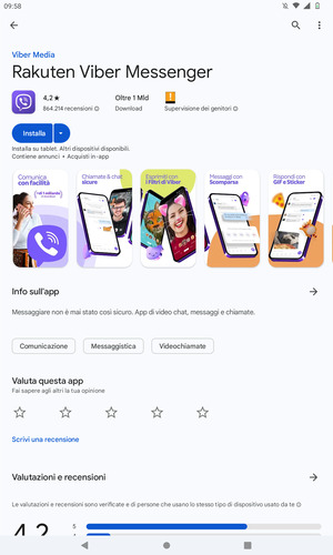 Seleziona Installa