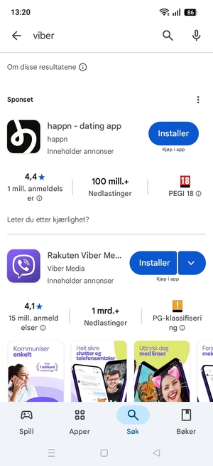 Velg app
