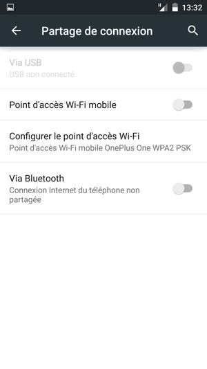 Sélectionnez Configurer le point d'accès Wi-Fi