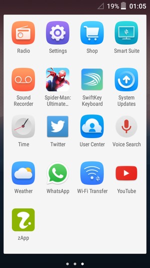 Scroll to and select Settings