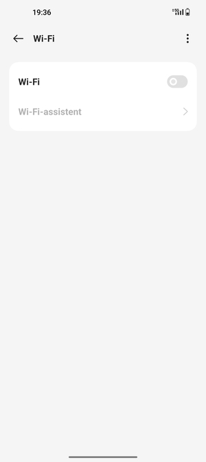 Slå på Wi-Fi