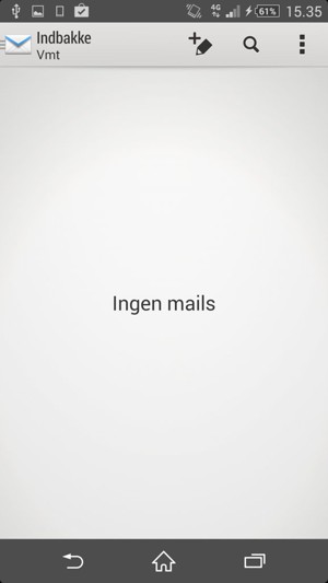 Din e-mail er klar til brug