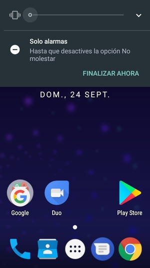 Presione una vez más para modo silencio