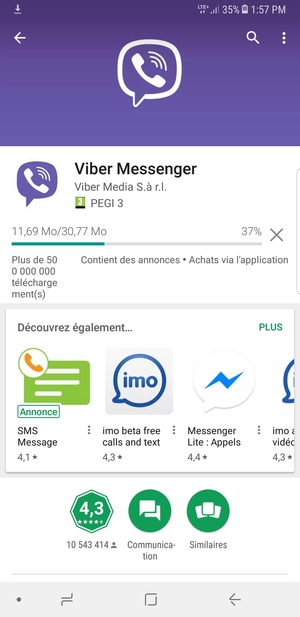 Veuillez attendre la fin de la procédure d'installation
