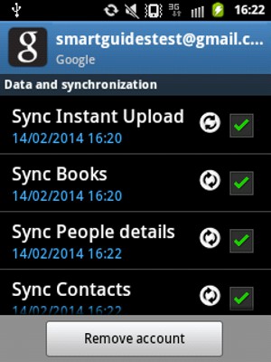 Your information will be synchronised