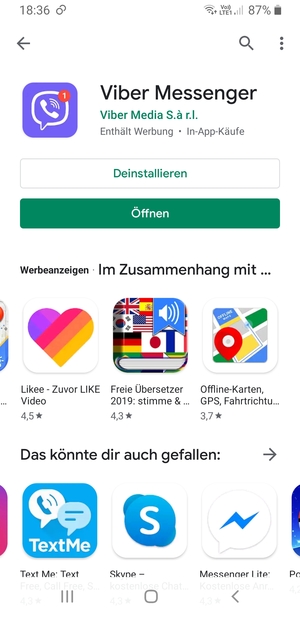 Wählen Sie Öffnen