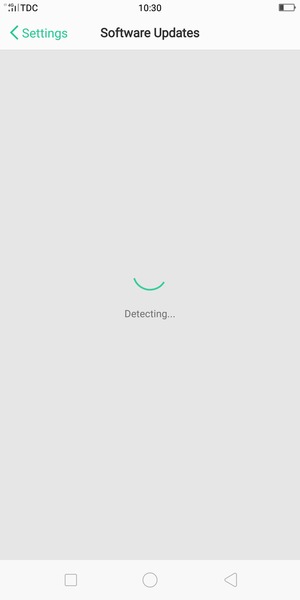 Wait for the search to finish
