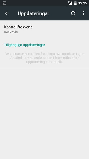 Välj Kontrollera