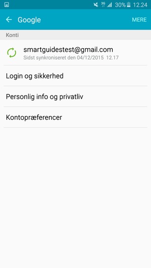 Vælg din konto