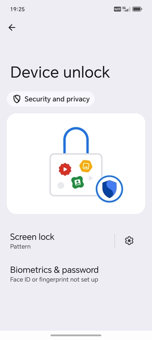 Your phone is now secure with a screen lock