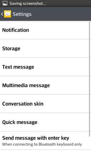 Select Text message