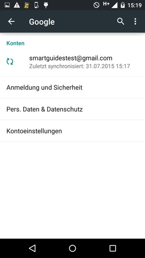 Wählen Sie Ihr Konto
