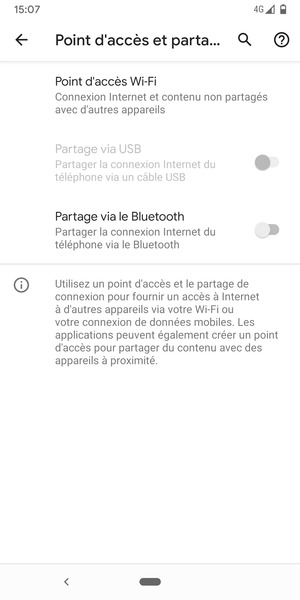 Sélectionnez Point d'accès Wi-Fi