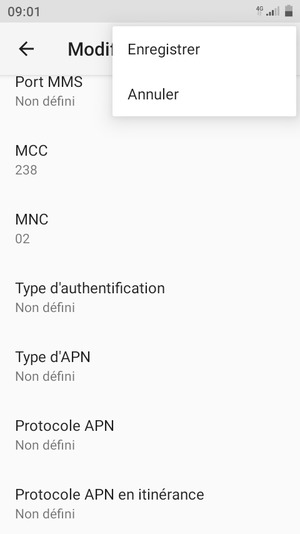 Sélectionnez Enregistrer