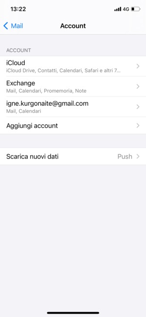 Seleziona Scarica nuovi dati