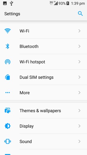 Select Wi-Fi