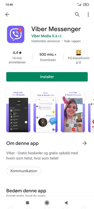 Vælg Installer