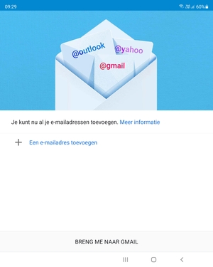 Selecteer Een e-mailadres toevoegen