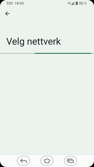Vent til søket er ferdig