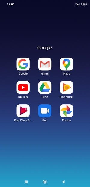 Wählen Sie Gmail