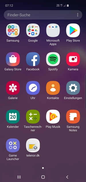 Wählen Sie Einstellungen