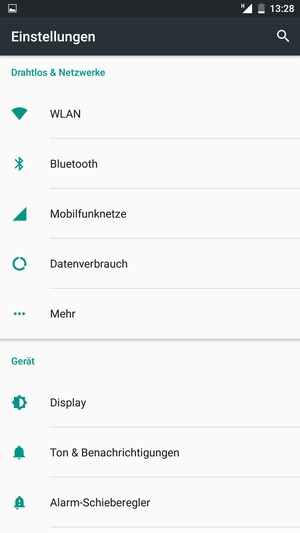 Wählen Sie Mobilfunknetze