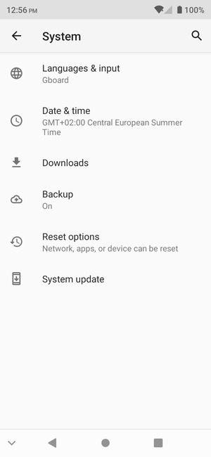 Select System update
