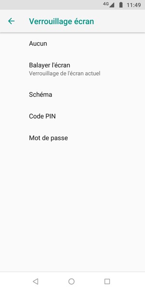Sélectionnez Schéma