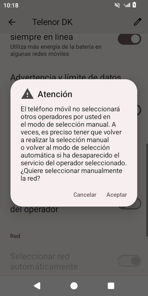 Seleccione Aceptar