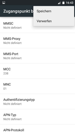 Wählen Sie Speichern