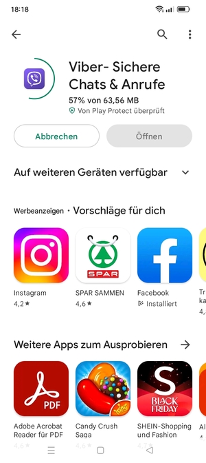Warten Sie, bis der Installationsprozess  beendet ist
