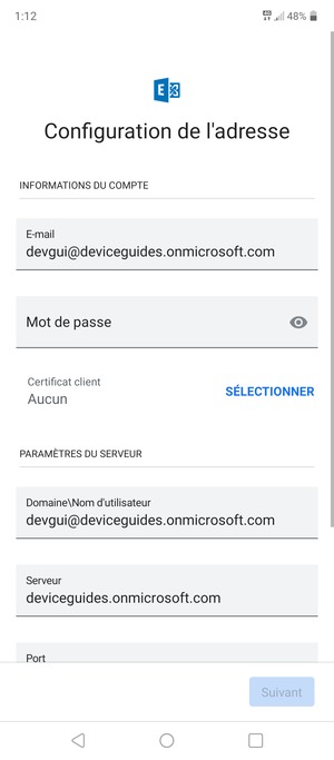 Saisissez votre mot de passe