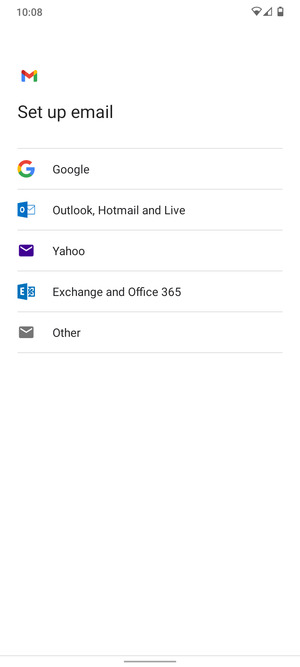 Select Exchange and Office 365