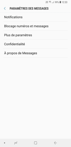 Sélectionnez Plus de paramètres