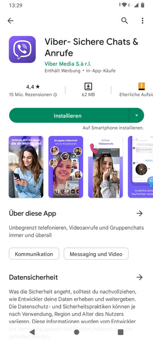 Wählen Sie Installieren