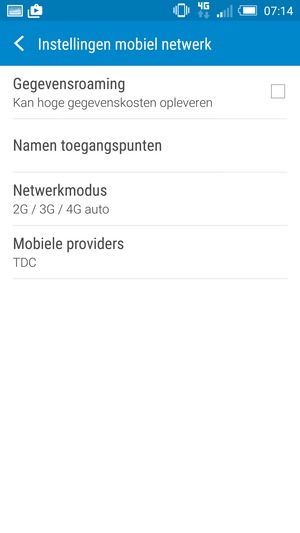 Selecteer Namen toegangspunten