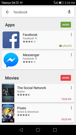 Select the app