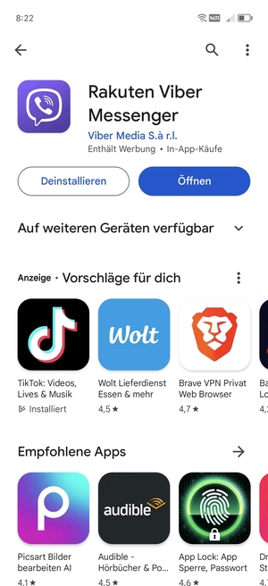 Wählen Sie Öffnen